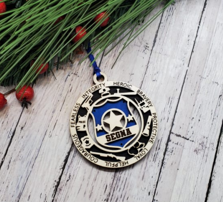 Personalized First Responder Ornaments
