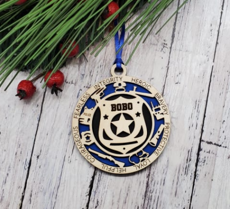 Personalized First Responder Ornaments