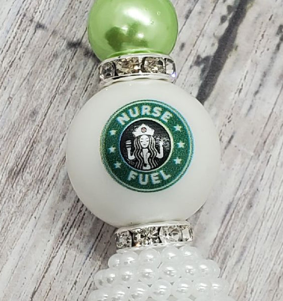 Nurse Fuel Beaded Pen