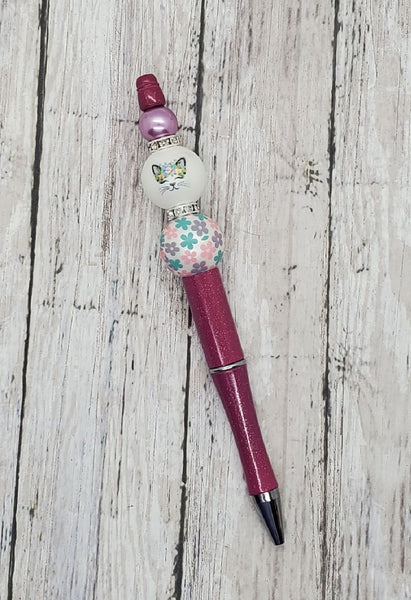 Beaded Cat Pen (Multiple Styles)