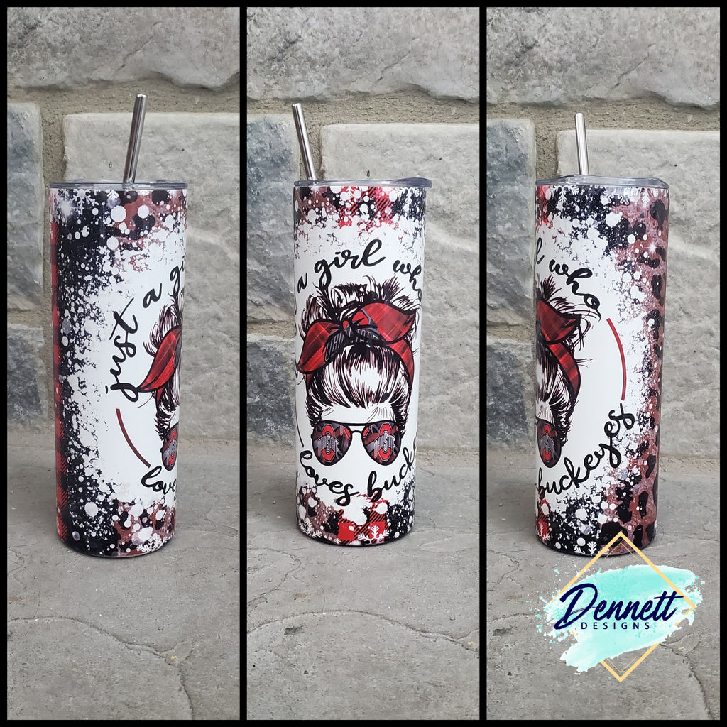 Football Girl 20oz Tumbler