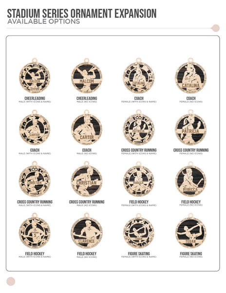 Stadium Series Sport Ornaments Part 2