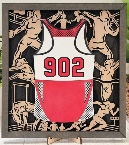 Personalized Track Plaque