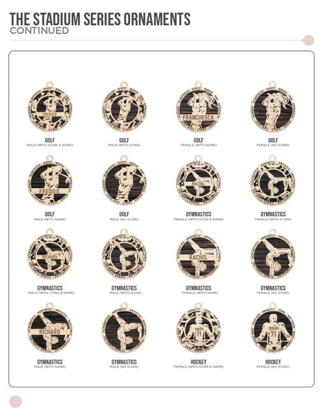 Stadium Series Sport Ornaments