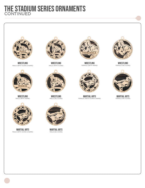 Stadium Series Sport Ornaments