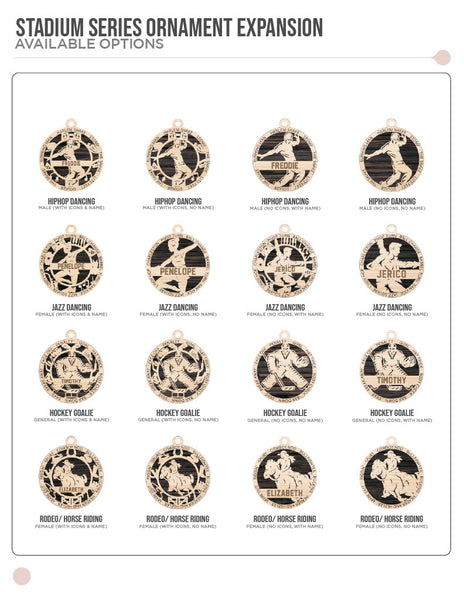 Stadium Series Sport Ornaments Part 3