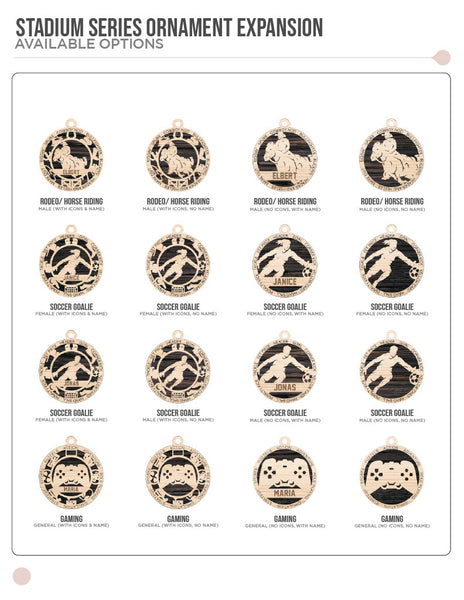 Stadium Series Sport Ornaments Part 3