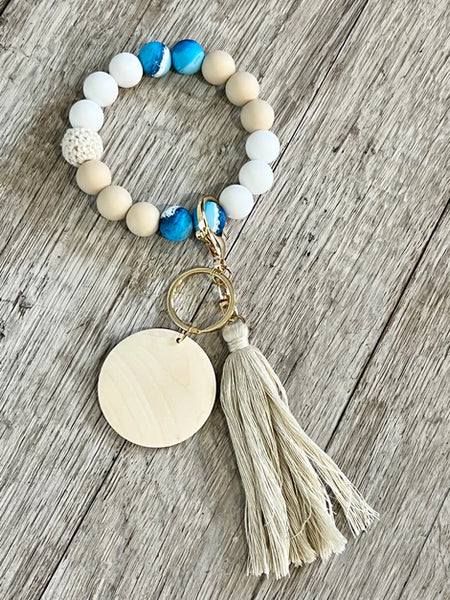 Boho Chic Silicone Beaded Wristlet