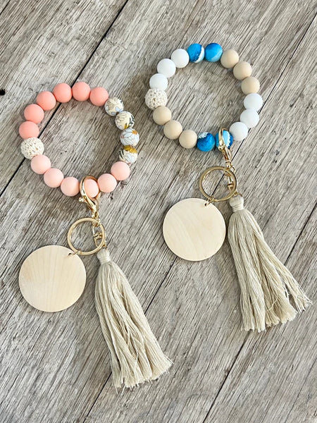 Boho Chic Silicone Beaded Wristlet