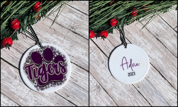 Tigers School Ornament
