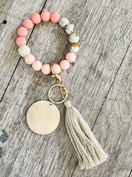 Boho Chic Silicone Beaded Wristlet