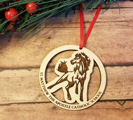 School Pride Ornaments (Multiple Options Available)