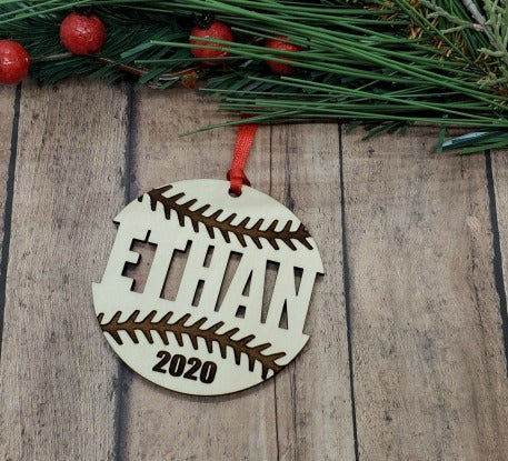 Personalized Sports Ornament