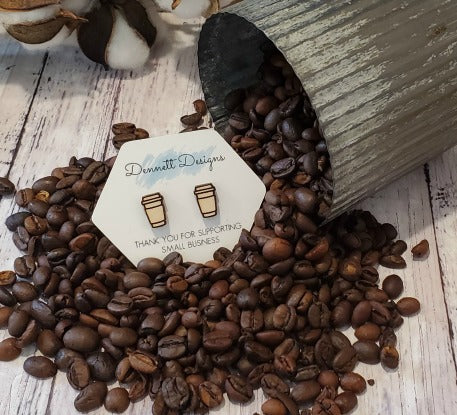 Coffee Cup Earrings