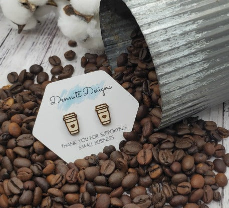 Coffee Cup Earrings