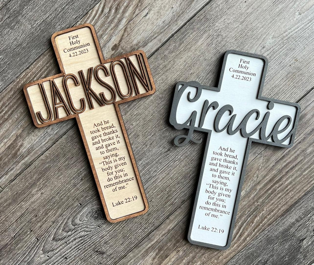 Personalized Commemorative Cross