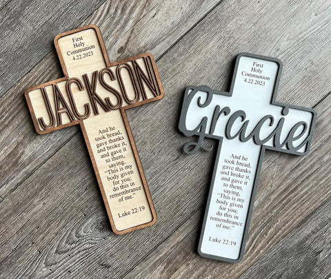 Personalized Commemorative Cross