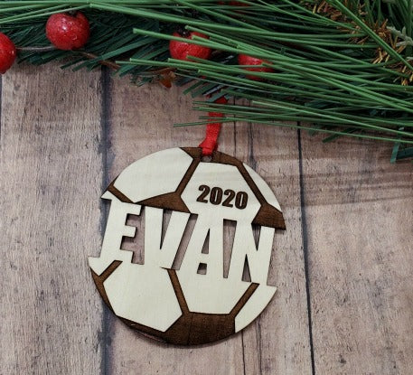 Personalized Sports Ornament