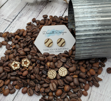 Sports Stud Earrings