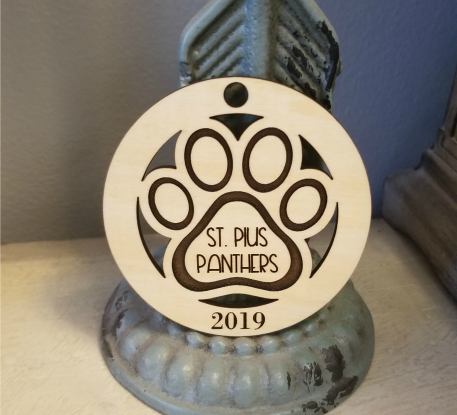 School Pride Ornaments (Multiple Options Available)