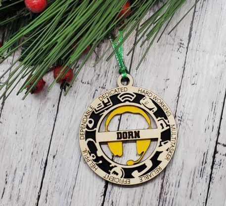 Personalized First Responder Ornaments