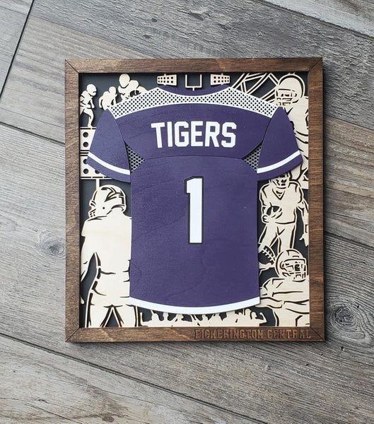Personalized Football Plaque