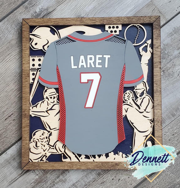 Personalized Baseball Plaque