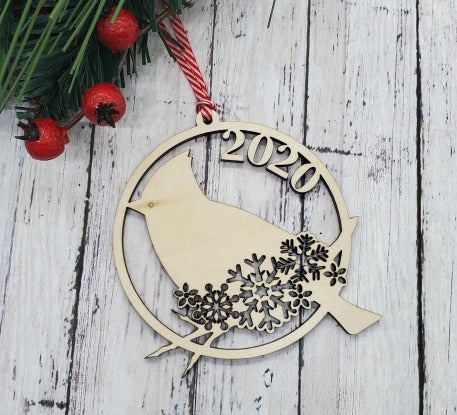 Cardinal Ornament - Personalization Available