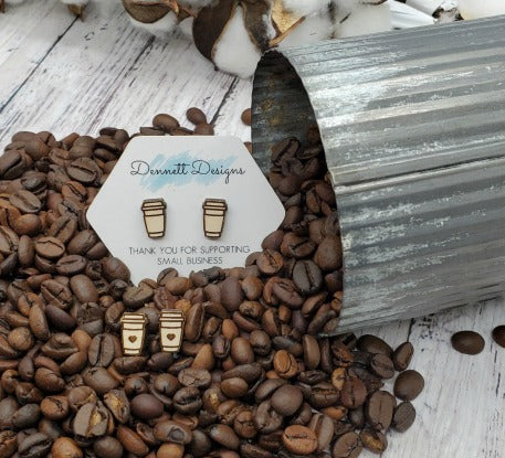 Coffee Cup Earrings