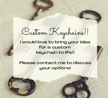 Custom Keychain Quote