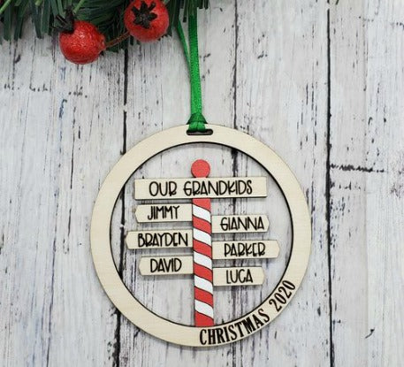 North Pole Family Ornament